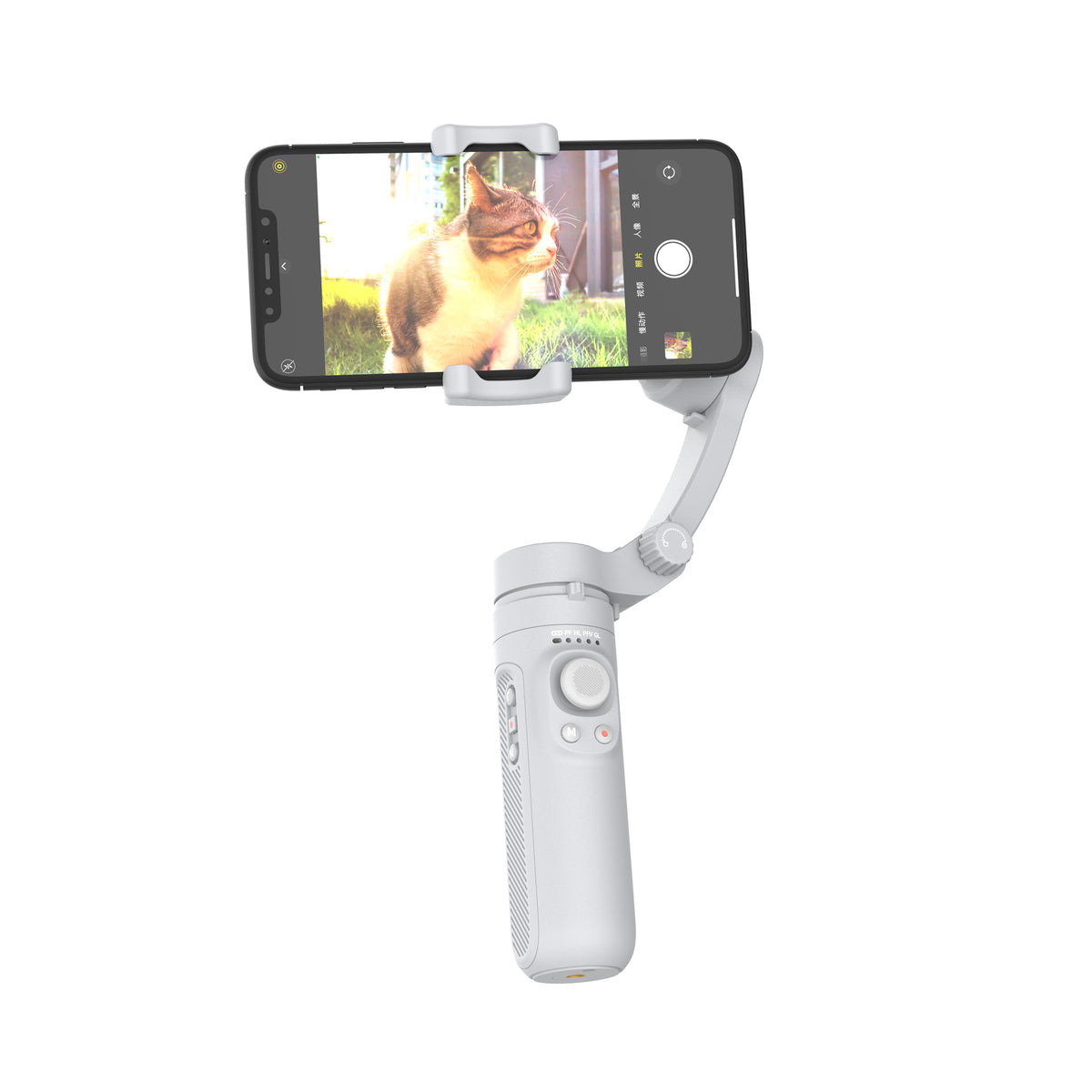 Three-axis stabilizer for mobile phones