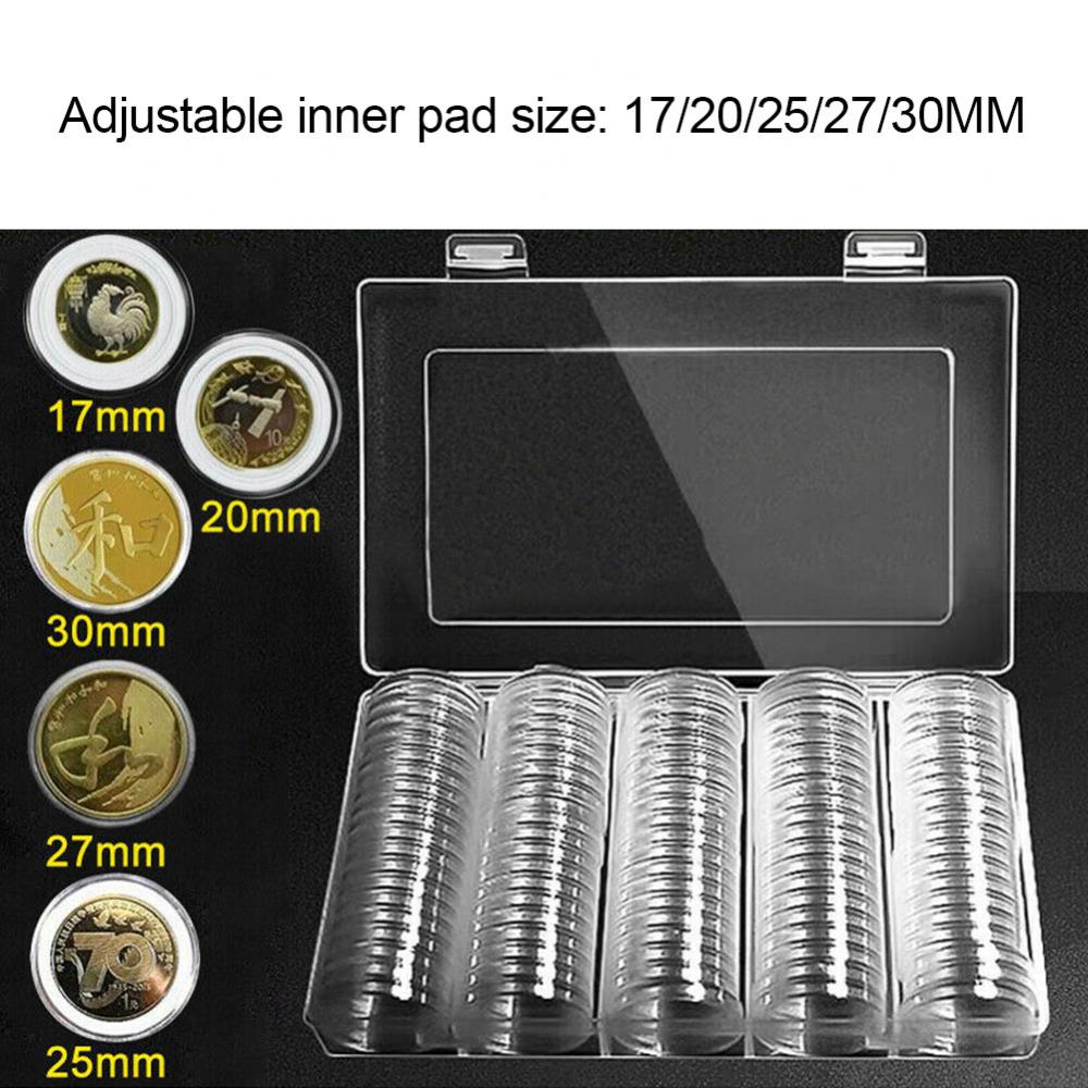 Collectable Coin Storage - 100Pcs