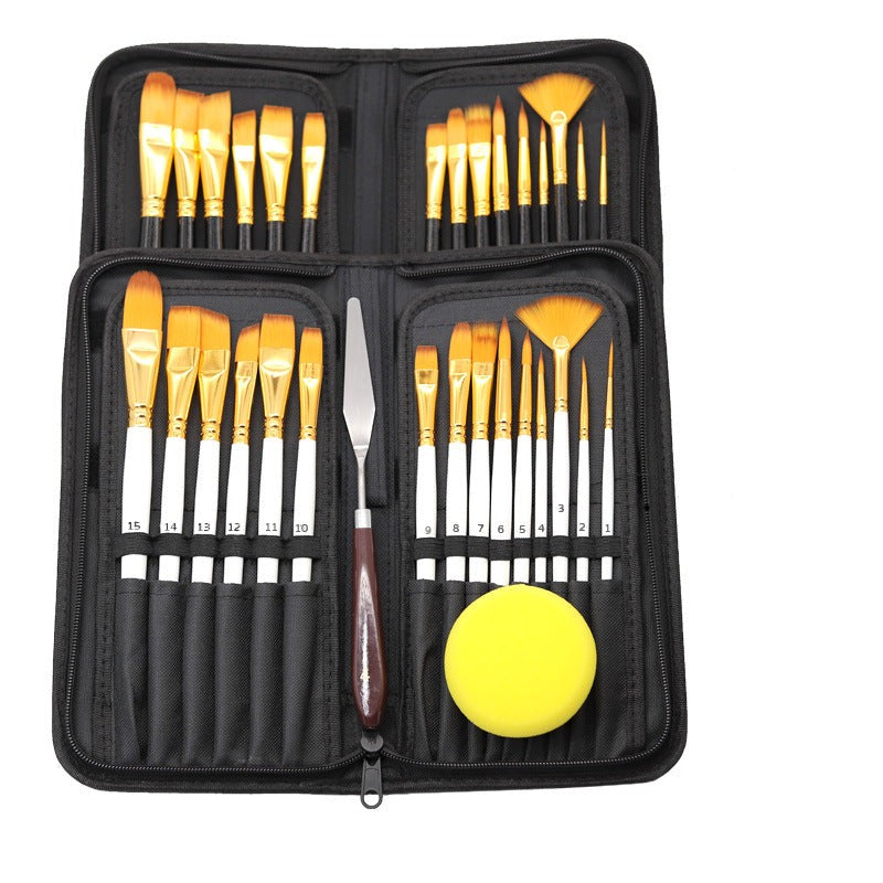 15 Oil Brush Set