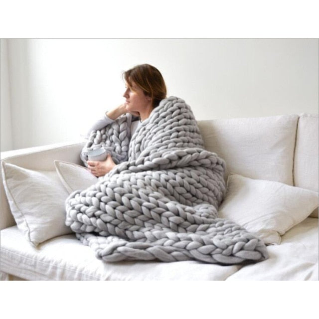 WarmRelax™ - Chunky Knit Blanket