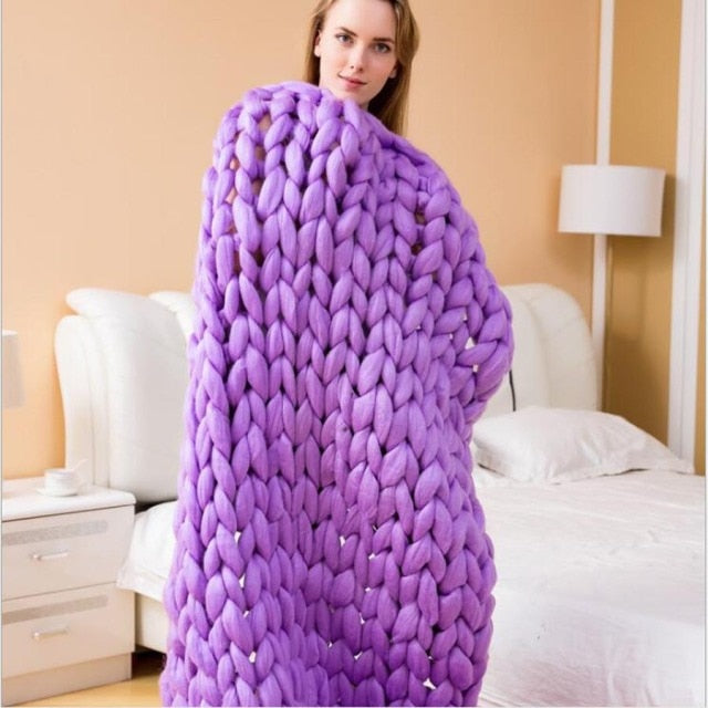 WarmRelax™ - Chunky Knit Blanket