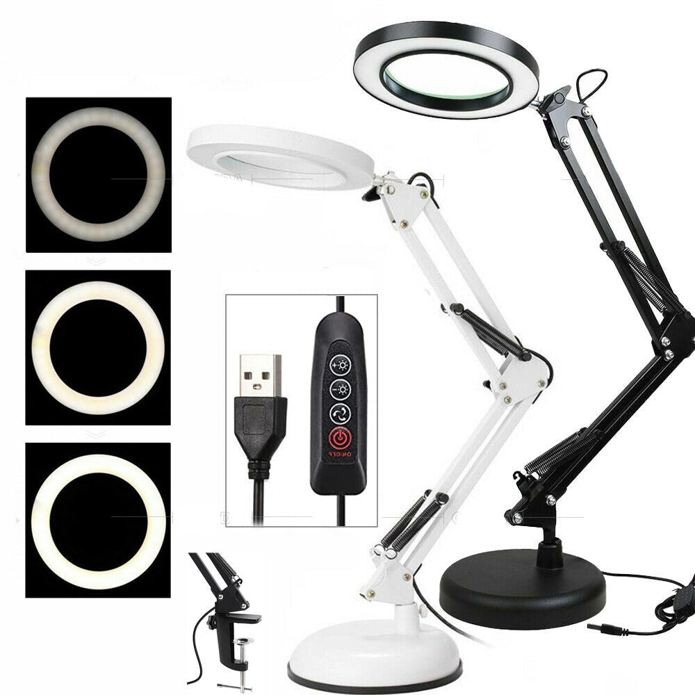 2-in-1 multifunctional table magnifier