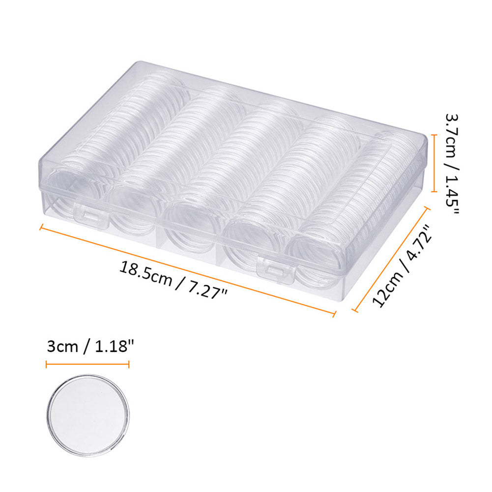 Collectable Coin Storage - 100Pcs